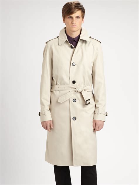 saks mens burberry coat|Burberry pants women's.